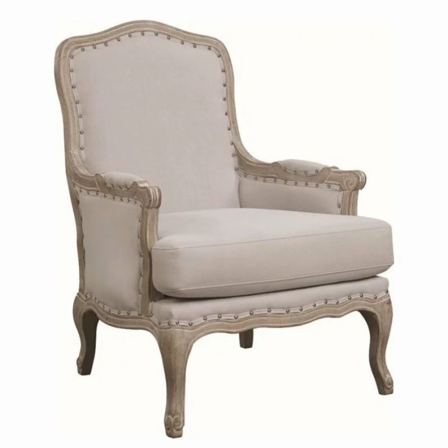 Chairs * | Picket House Regal Accent Chair, Taupe