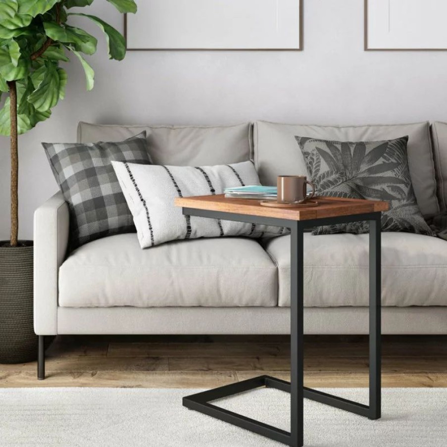 Coffee & Accent Tables * | Simpli Home Ltd. Skyler Wide C Side Table