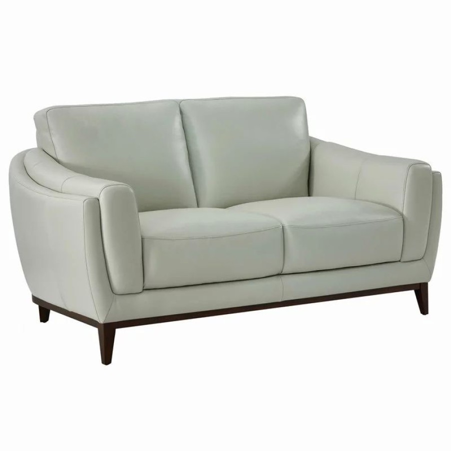 Sofas & Sectionals * | Hello Sofa Home Rio Top Grain Leather Loveseat