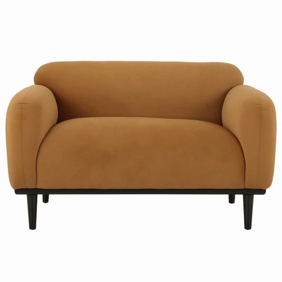 Sofas & Sectionals * | Gdfstudio Sandee Contemporary Upholstered Loveseat