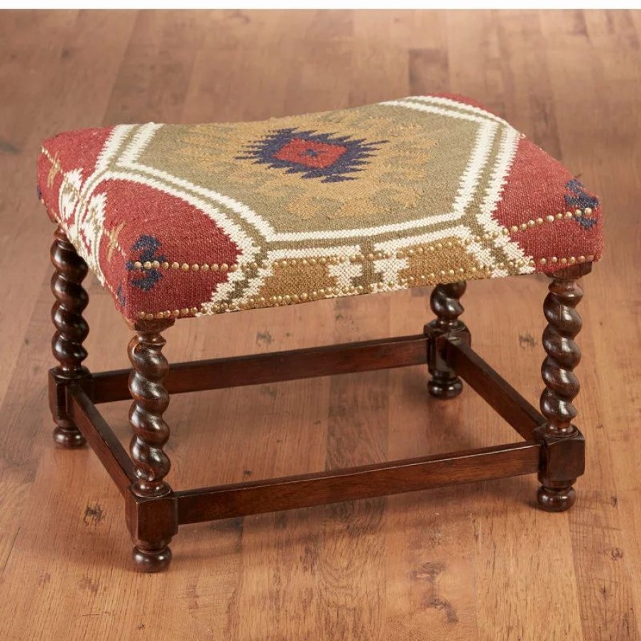 Footstools & Ottomans * | Orchard Creek Designs Upholstered Foot Stool