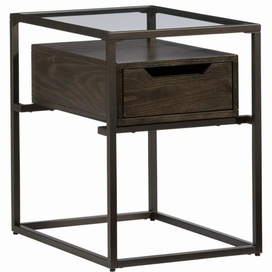Coffee & Accent Tables * | Progressive Furniture Presidio Chairside Table