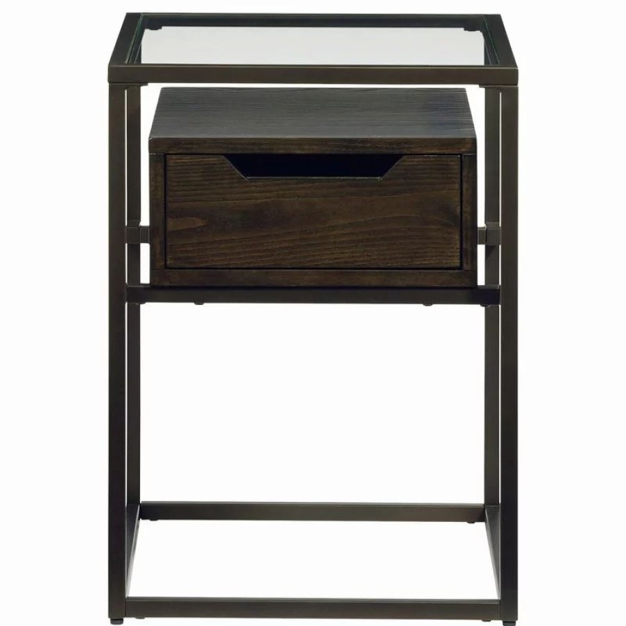 Coffee & Accent Tables * | Progressive Furniture Presidio Chairside Table