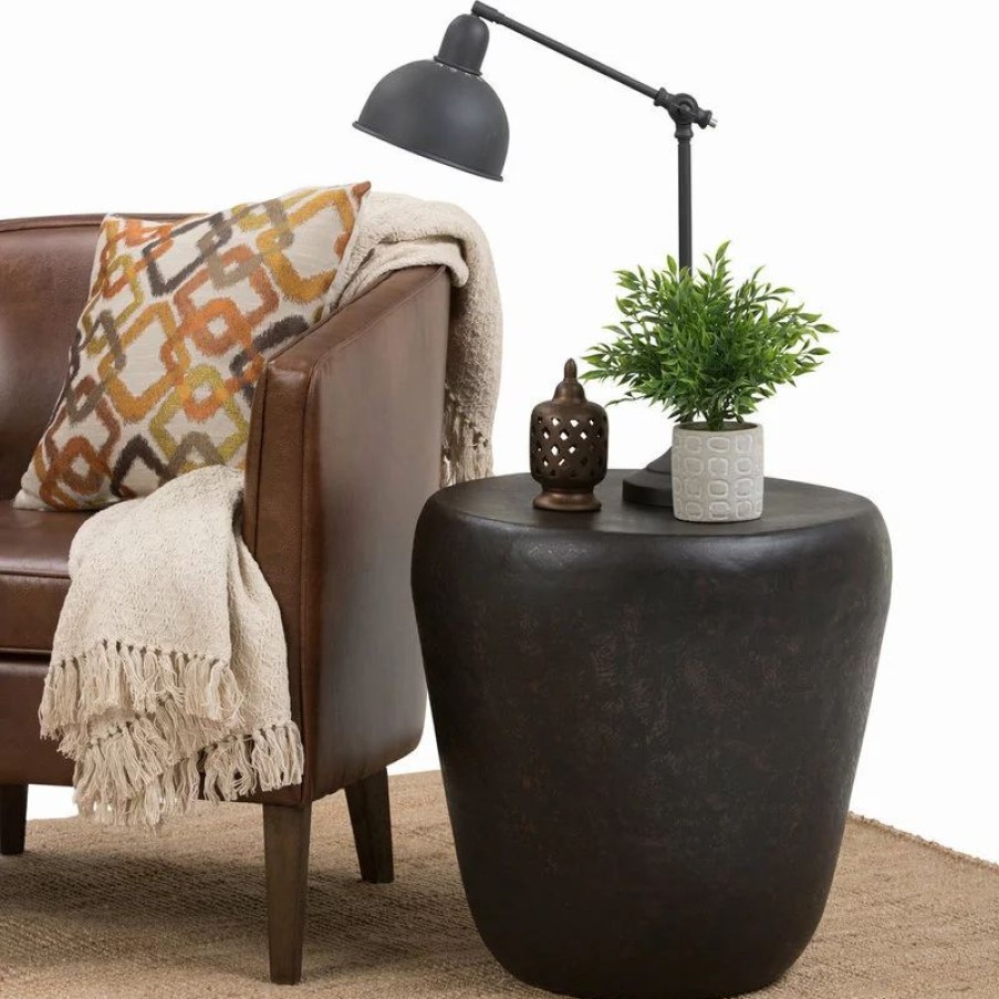 Coffee & Accent Tables * | Simpli Home Ltd. Garvy Metal Side Table