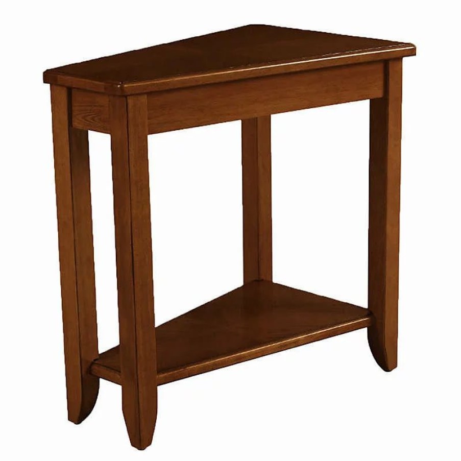 Coffee & Accent Tables * | Hammary Furniture Wedge Chairside Table By Hammary, Oak