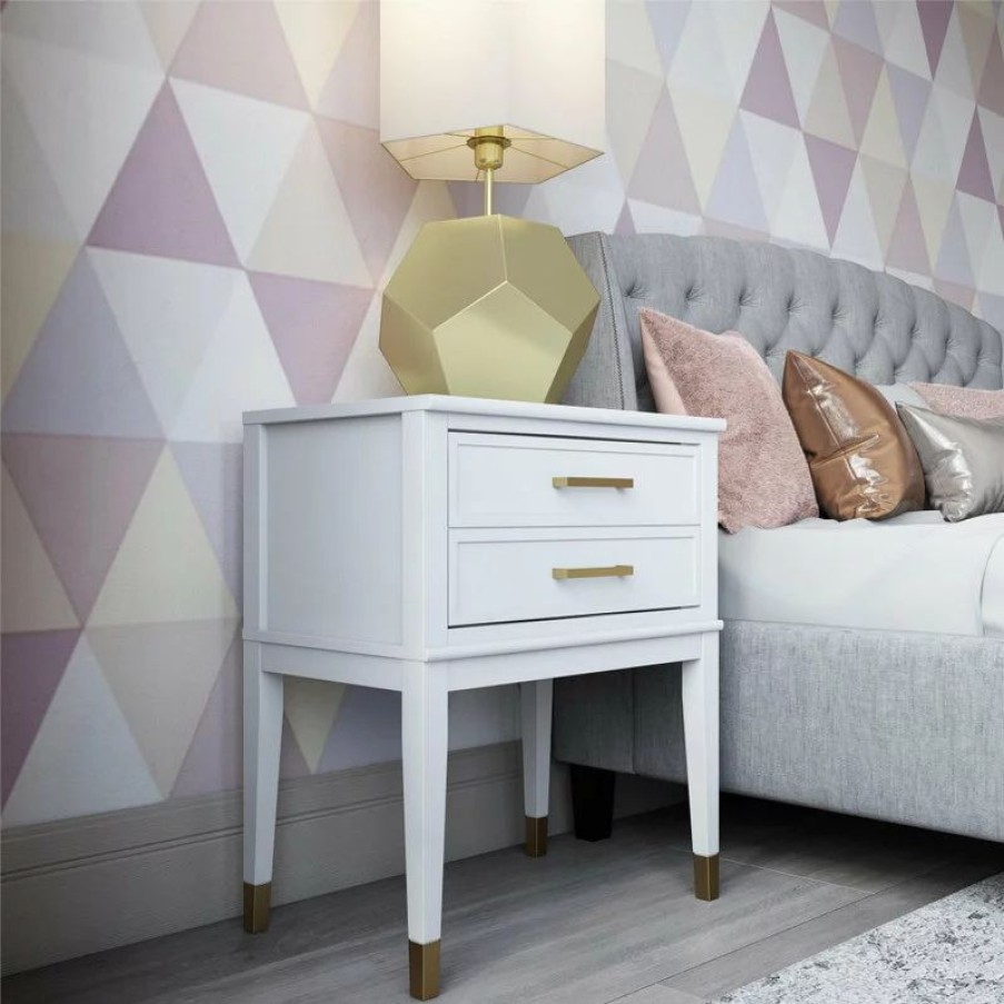 Coffee & Accent Tables * | Brimfield & May Westerleigh End Table, White
