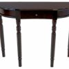 Console Tables * | Megahome Entry Way Console Table, Espresso