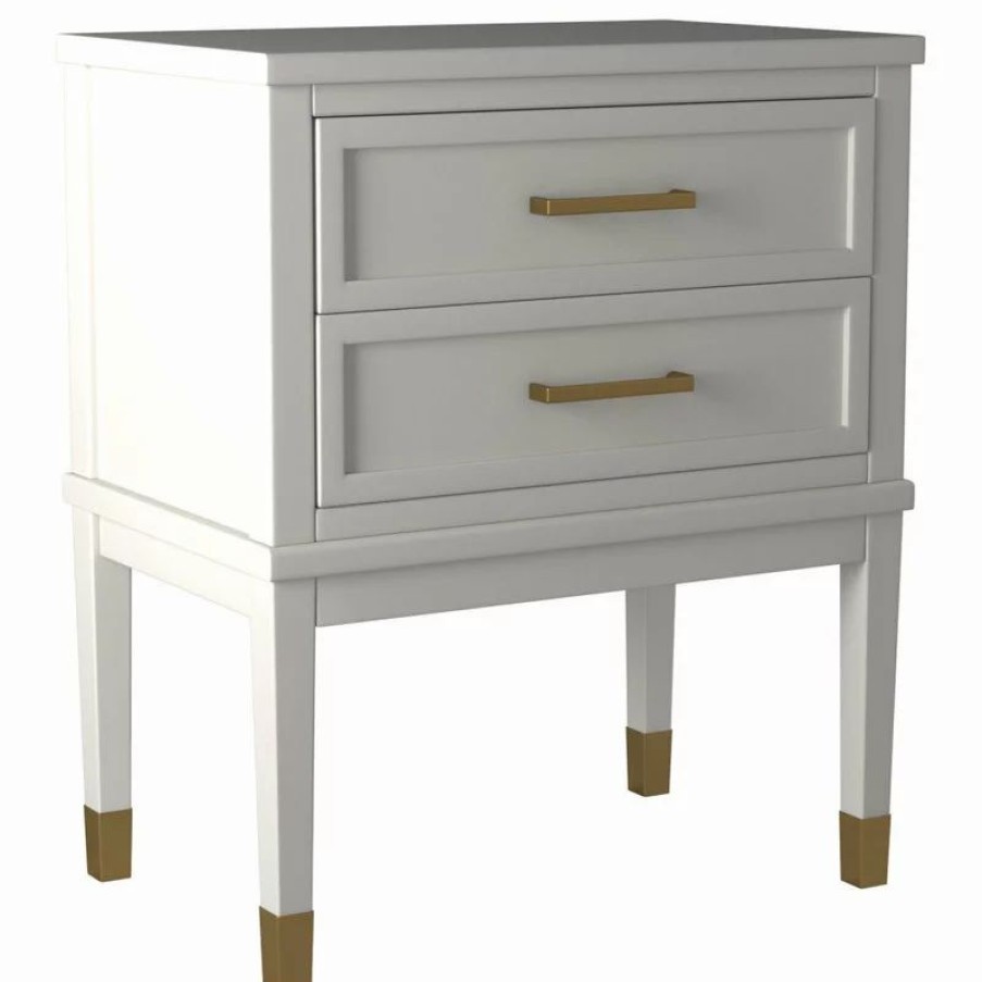 Coffee & Accent Tables * | Picket House Bruno Night Stand, White
