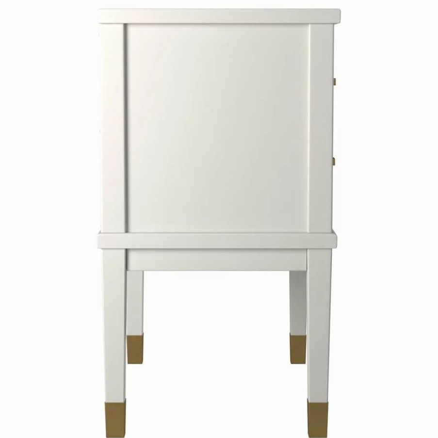 Coffee & Accent Tables * | Picket House Bruno Night Stand, White
