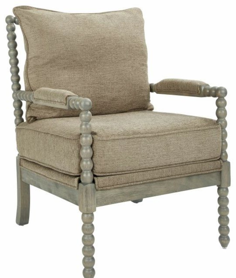 Chairs * | Office Star Products Chair Brushed Gray Base, Dolphin