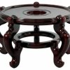 Coffee & Accent Tables * | Oriental Furniture Rosewood Fishbowl Stand, Size 11.5 Base Diameter