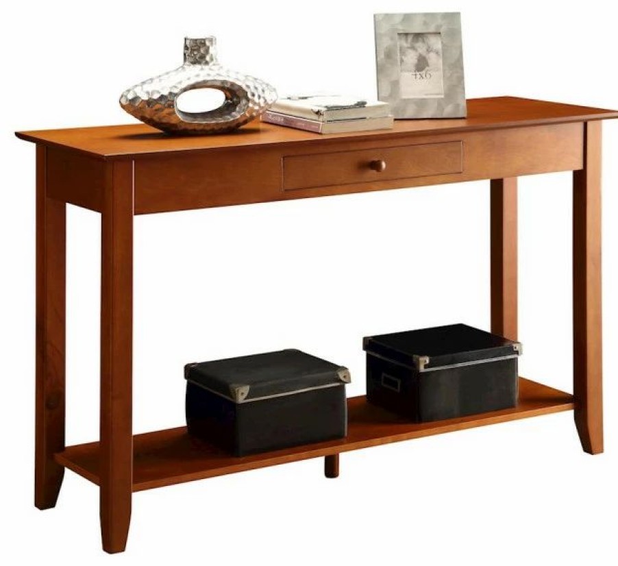 Console Tables * | Convenience Concepts American Heritage Console Table, Cherry