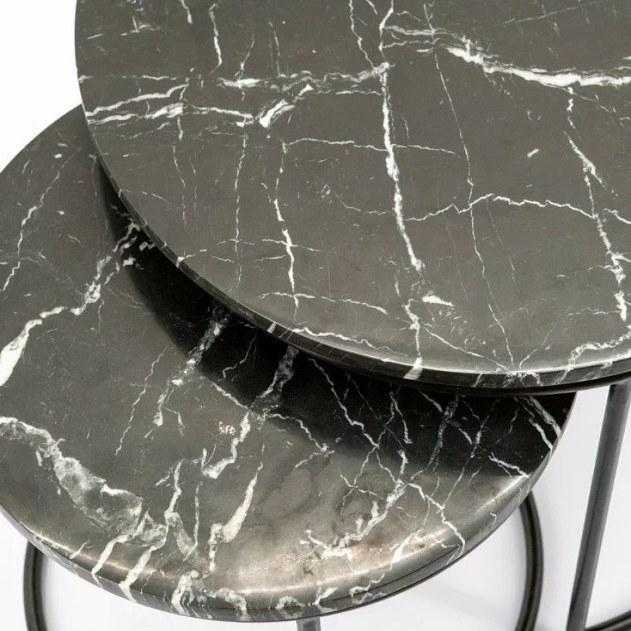 Coffee & Accent Tables * | Marble Nesting Coffee Tables, By-Boo Romeo