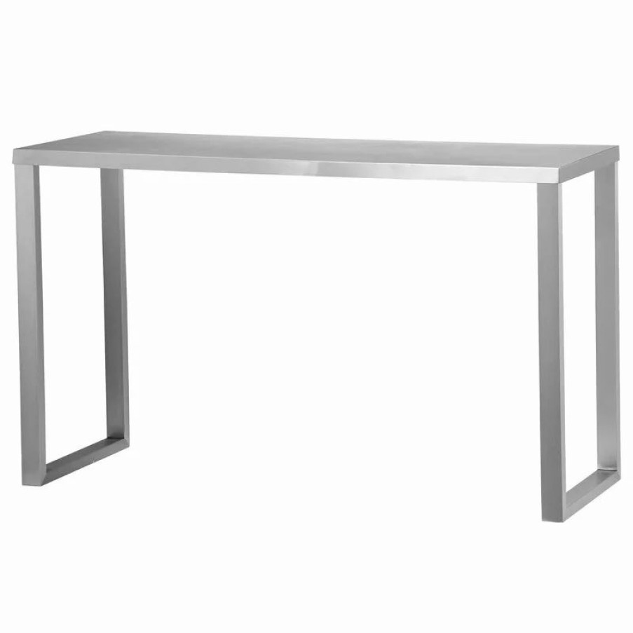 Console Tables * | Pangea Home Century Console Brushed Metal