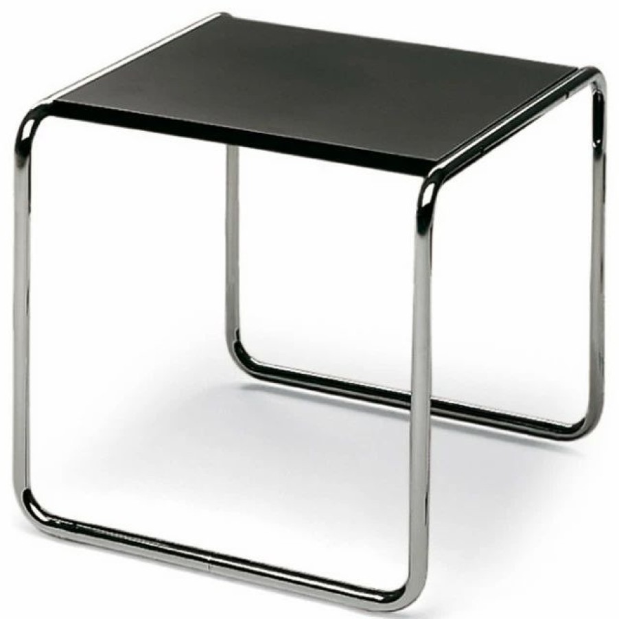 Coffee & Accent Tables * | Malik Gallery Collection Marcel Breuer Laccio Nesting Table Small, Black Top