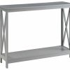 Console Tables * | Convenience Concepts Oxford Console Table With Shelf
