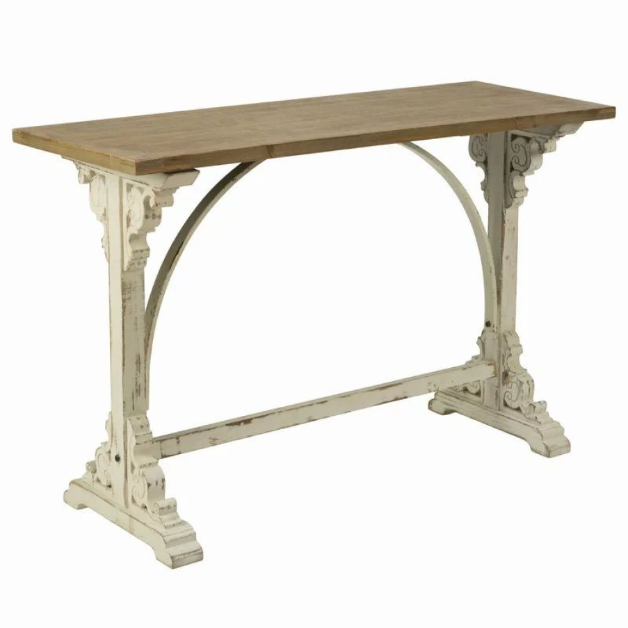 Console Tables * | Tripar International Farmhouse Style Wood Console Table