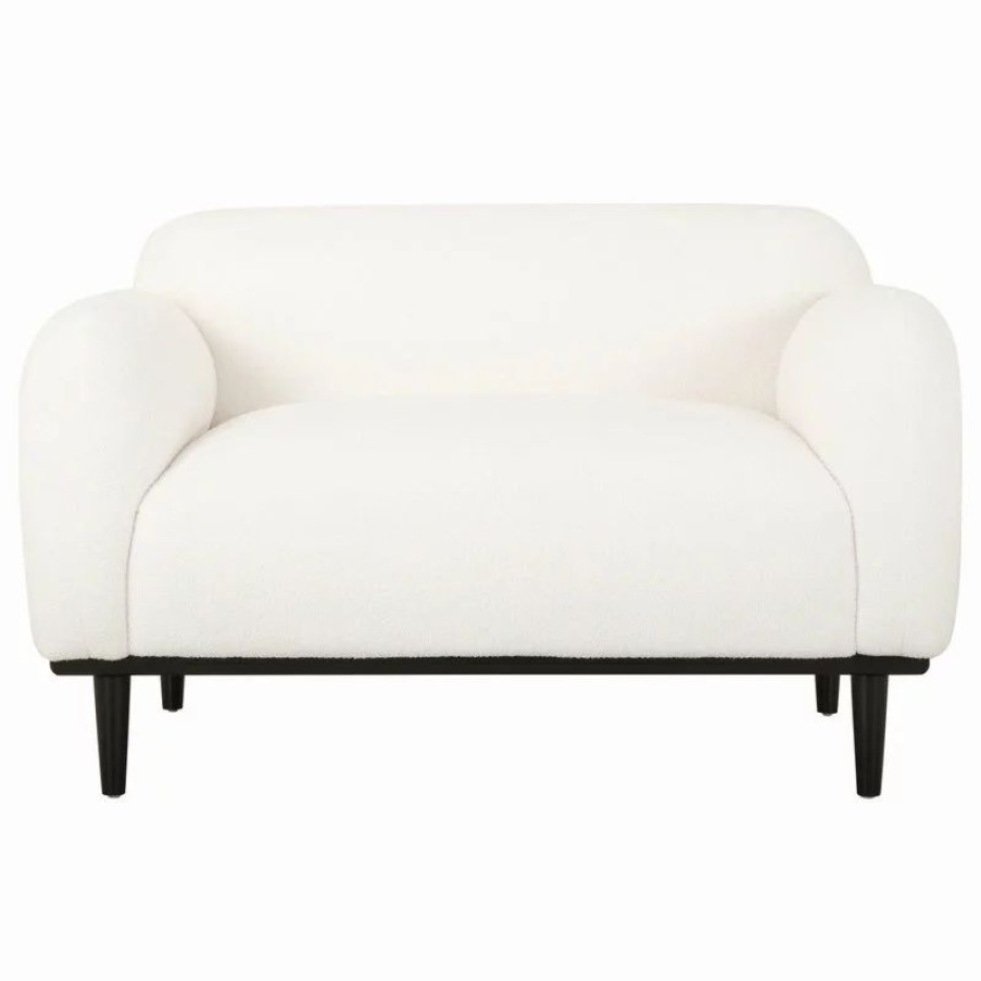 Sofas & Sectionals * | Gdfstudio Sandee Contemporary Upholstered Loveseat