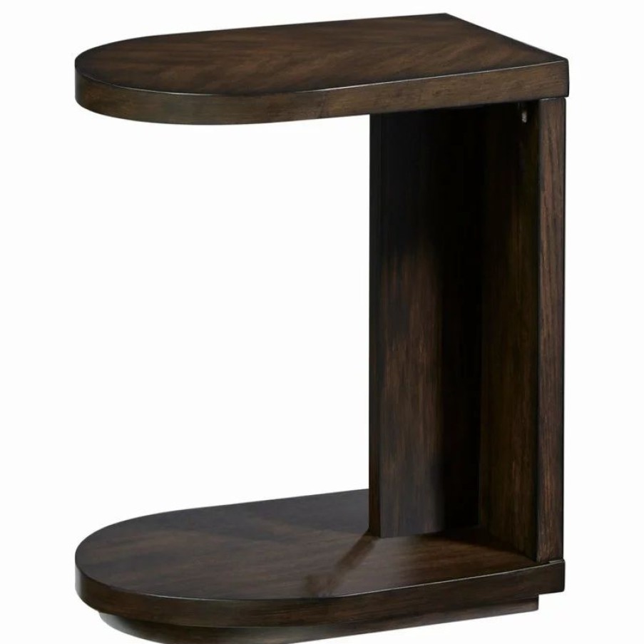 Coffee & Accent Tables * | Progressive Furniture Augustine C-Table, Dark Espresso Brown