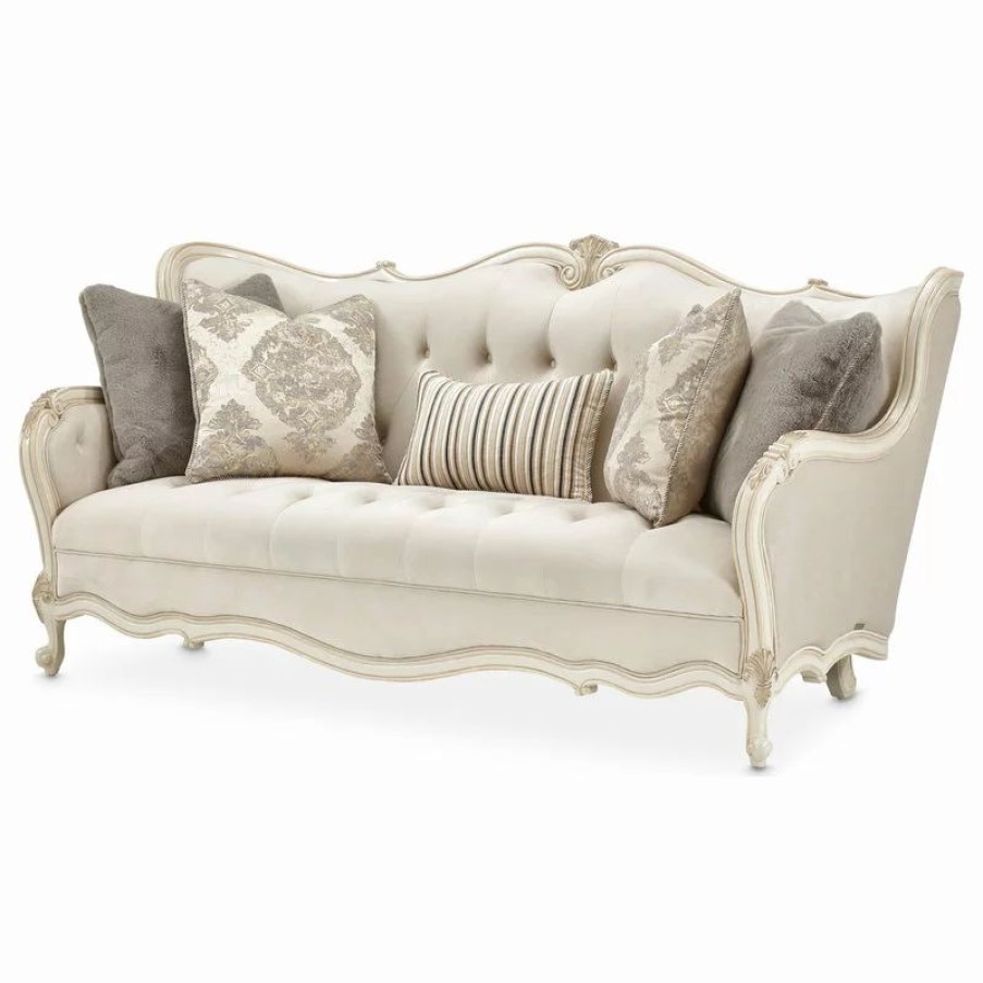 Sofas & Sectionals * | Michael Amini Lavelle Classic Pearl Sofa, Ivory