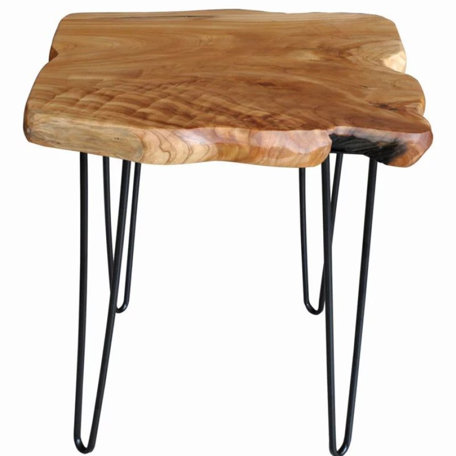 Coffee & Accent Tables * | Greenage Cedar Roots 4 Leg Coffee Table, Cedar, 20 X20 X21