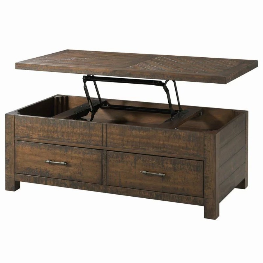 Coffee & Accent Tables * | Picket House Dex Lift Top Coffee Table