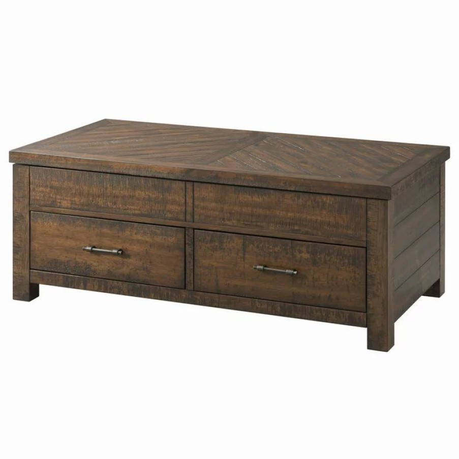 Coffee & Accent Tables * | Picket House Dex Lift Top Coffee Table