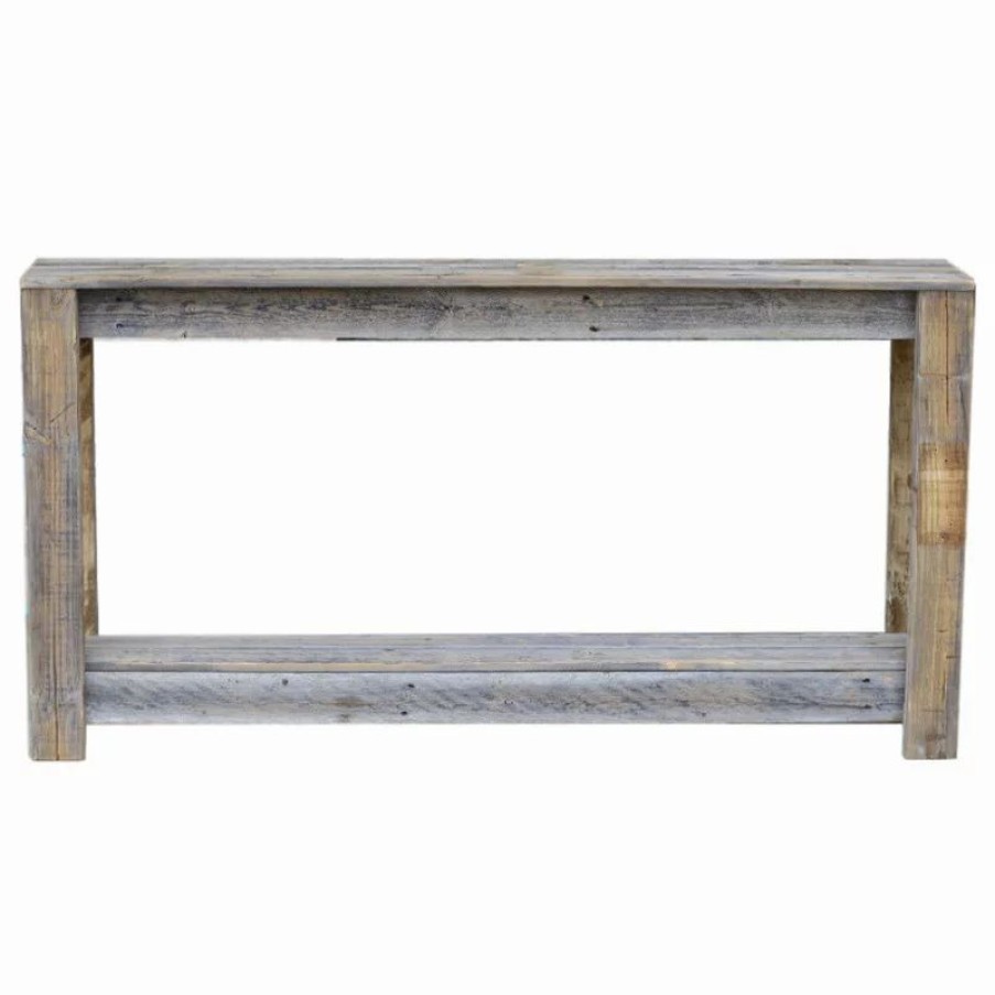 Console Tables * | Doug And Cristy Designs Farmhouse Sofa Table, Natural