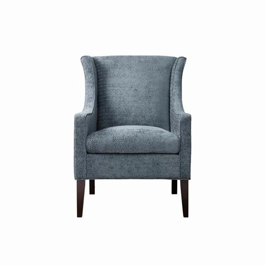 Chairs * | Gwg Outlet Madison Park Addy Hardwood Chair In Blue Finish Fpf18-0472
