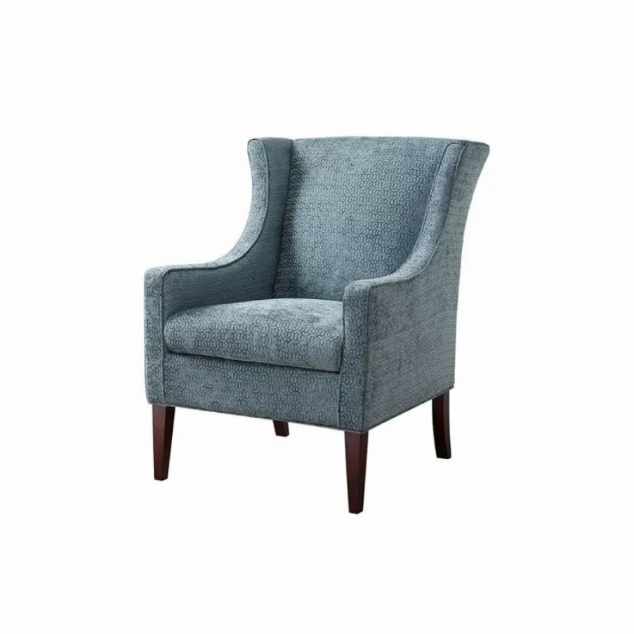 Chairs * | Gwg Outlet Madison Park Addy Hardwood Chair In Blue Finish Fpf18-0472
