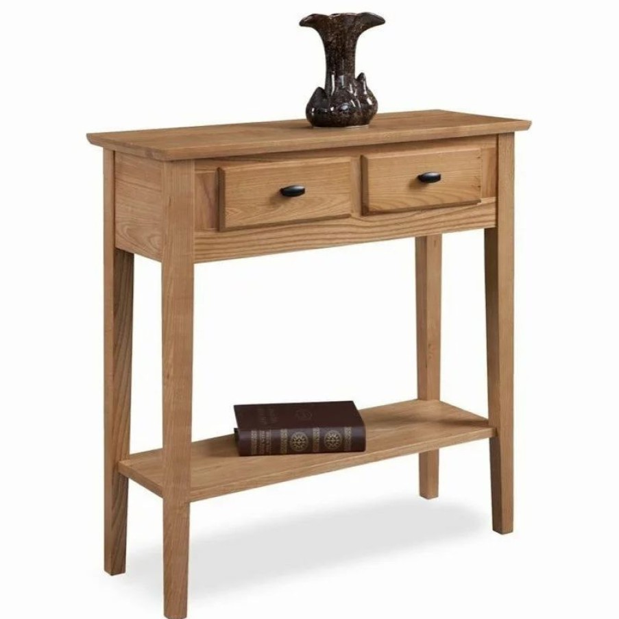 Console Tables * | Leick Home Leick Favorite Finds Wood Console Table In Natural Desert Sands