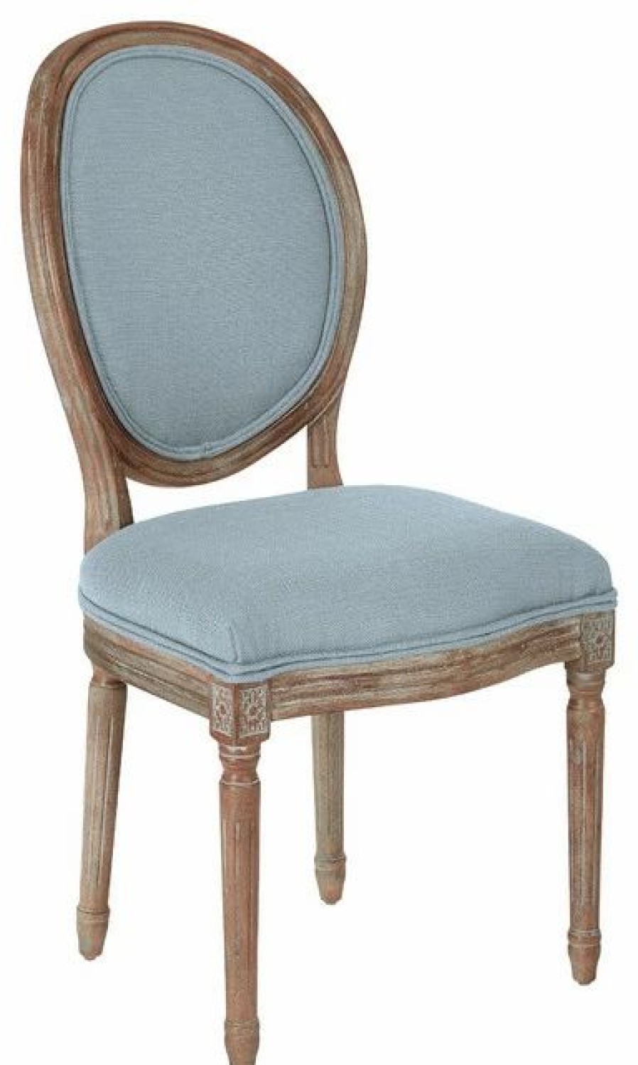 Chairs * | Office Star Products Lillian Oval Back Chair, Klein Sea