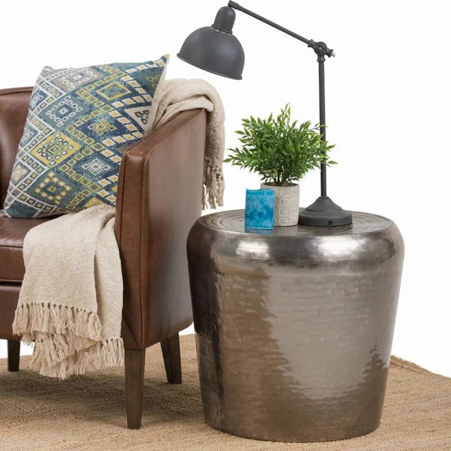 Coffee & Accent Tables * | Simpli Home Ltd. Troy Metal Accent Table