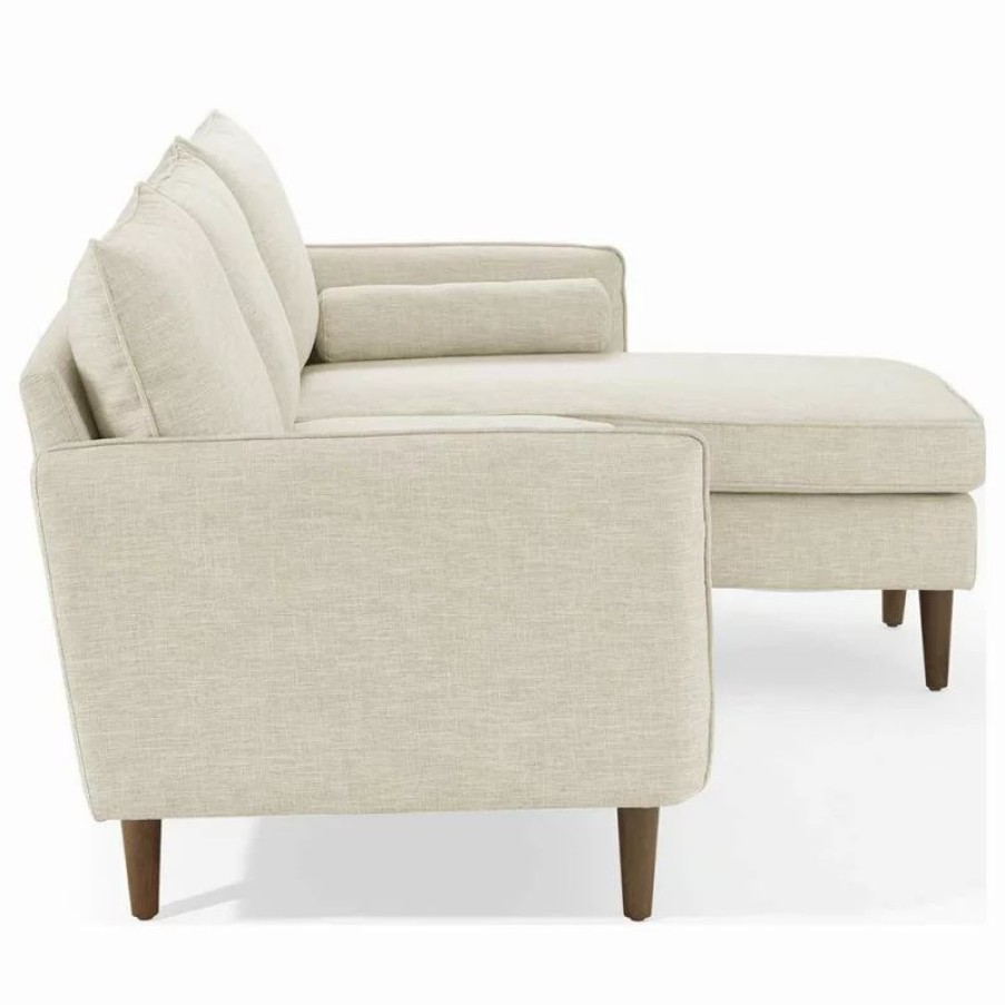 Sofas & Sectionals * | Lexmod Revive Upholstered Right Or Left Sectional Sofa, Beige
