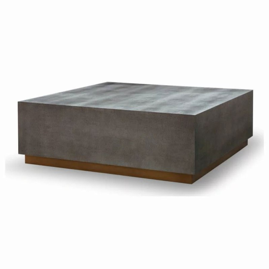 Coffee & Accent Tables * | Mandalay Home Furnishings, Inc. Clarence 60 Square Coffee Table- Shagreen