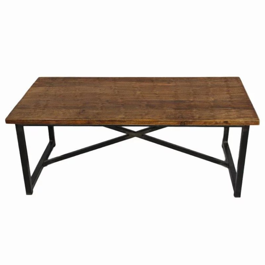 Coffee & Accent Tables * | Rustic Home Interiors Bunty Solid Wood Coffee Table