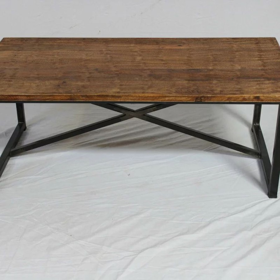 Coffee & Accent Tables * | Rustic Home Interiors Bunty Solid Wood Coffee Table