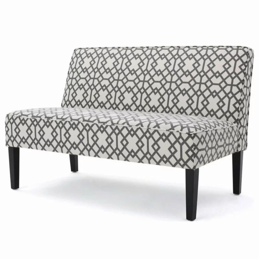 Sofas & Sectionals * | Gdfstudio Charlotte Modern Fabric Loveseat
