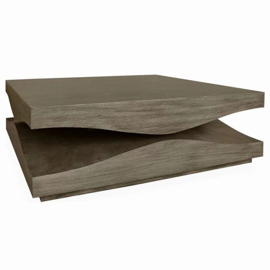 Coffee & Accent Tables * | Mandalay Home Furnishings, Inc. Monaco Large Cocktail Table, Smoke Gray