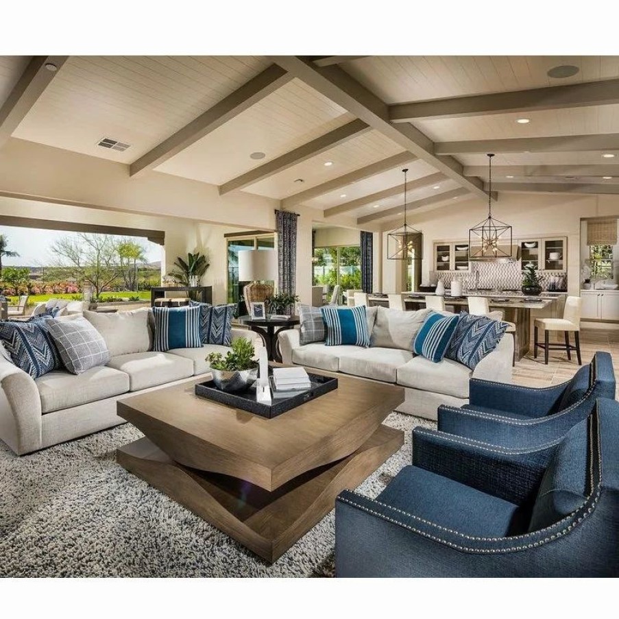 Coffee & Accent Tables * | Mandalay Home Furnishings, Inc. Monaco Large Cocktail Table, Smoke Gray