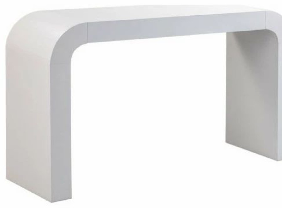 Console Tables * | Tov Furniture Hump White Console Table White