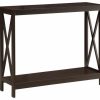 Console Tables * | Convenience Concepts Oxford Console Table With Shelf