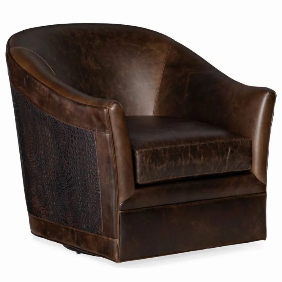 Chairs * | Hooker Furniture Morrison Swivel Club Chair