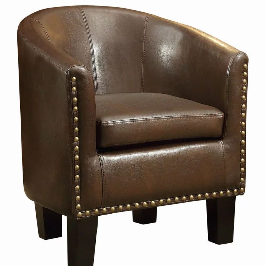 Chairs * | Fully Wind Co., Ltd. Isabel Barrel Chair, Espresso