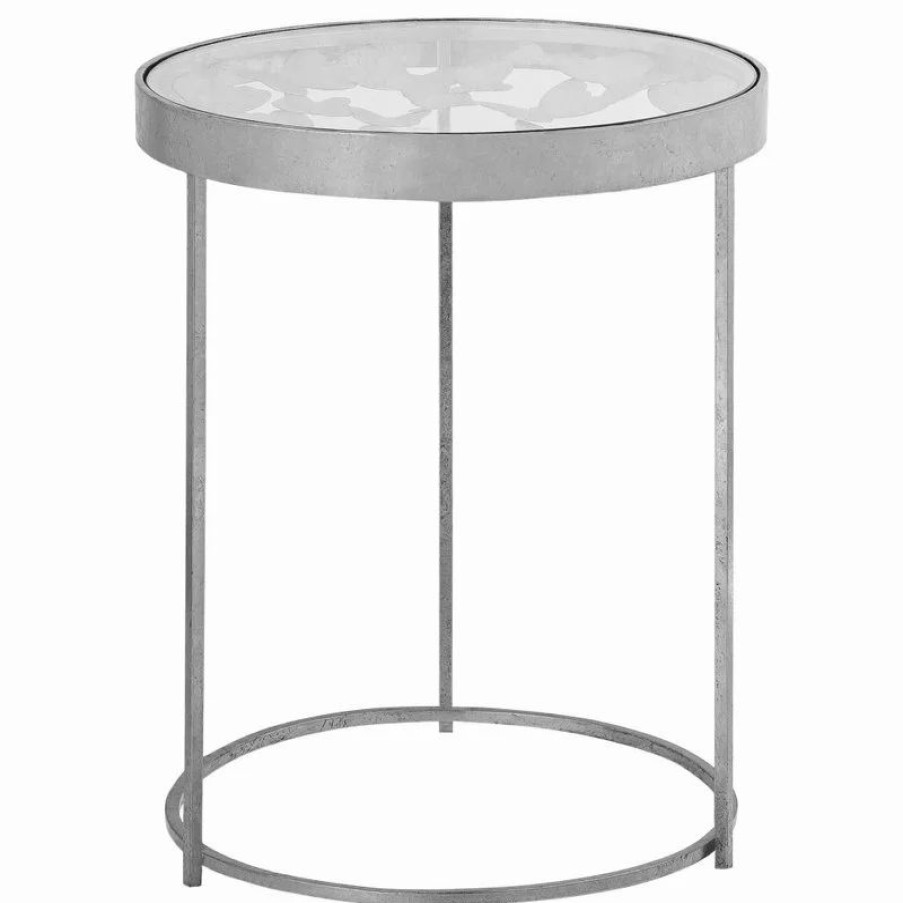 Coffee & Accent Tables * | Meridian Furniture Butterfly End Table, Silver