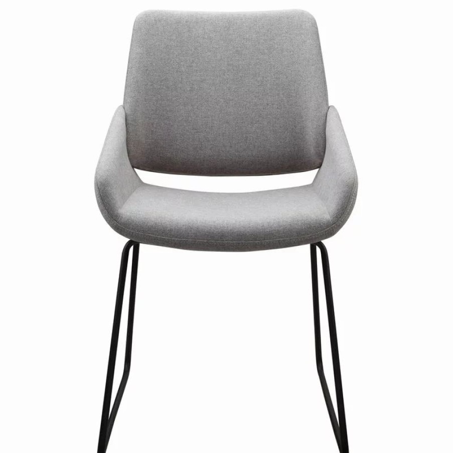 Chairs * | Moe'S Home Collection Lisboa Dining Chair Light Gray