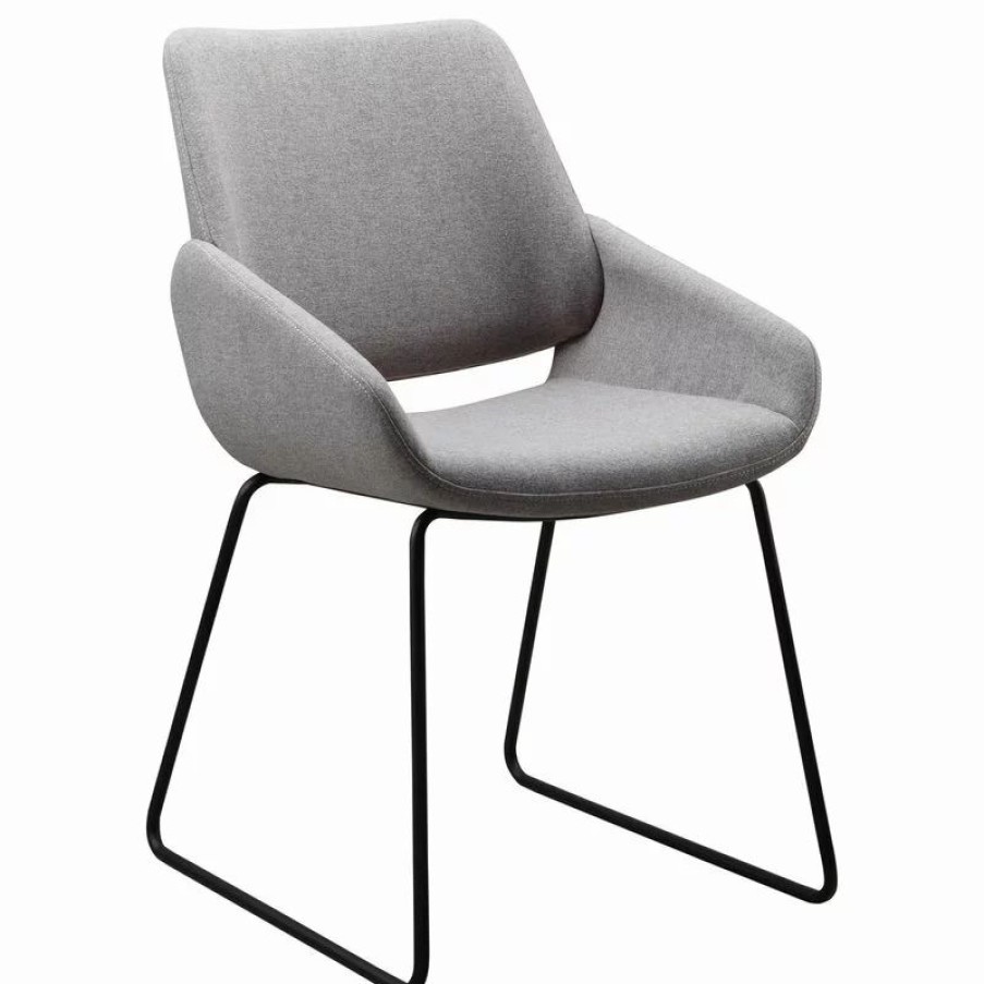 Chairs * | Moe'S Home Collection Lisboa Dining Chair Light Gray