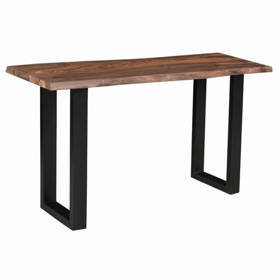 Console Tables * | Coast To Coast Imports, Llc Brownstone Ii Nut Brown Console Table