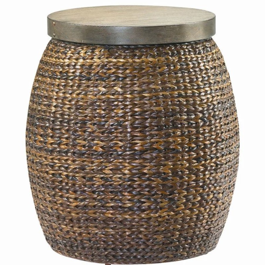 Coffee & Accent Tables * | Hammary Furniture Hammary 090-380 Hidden Treasures Round Driftwood Accent Table
