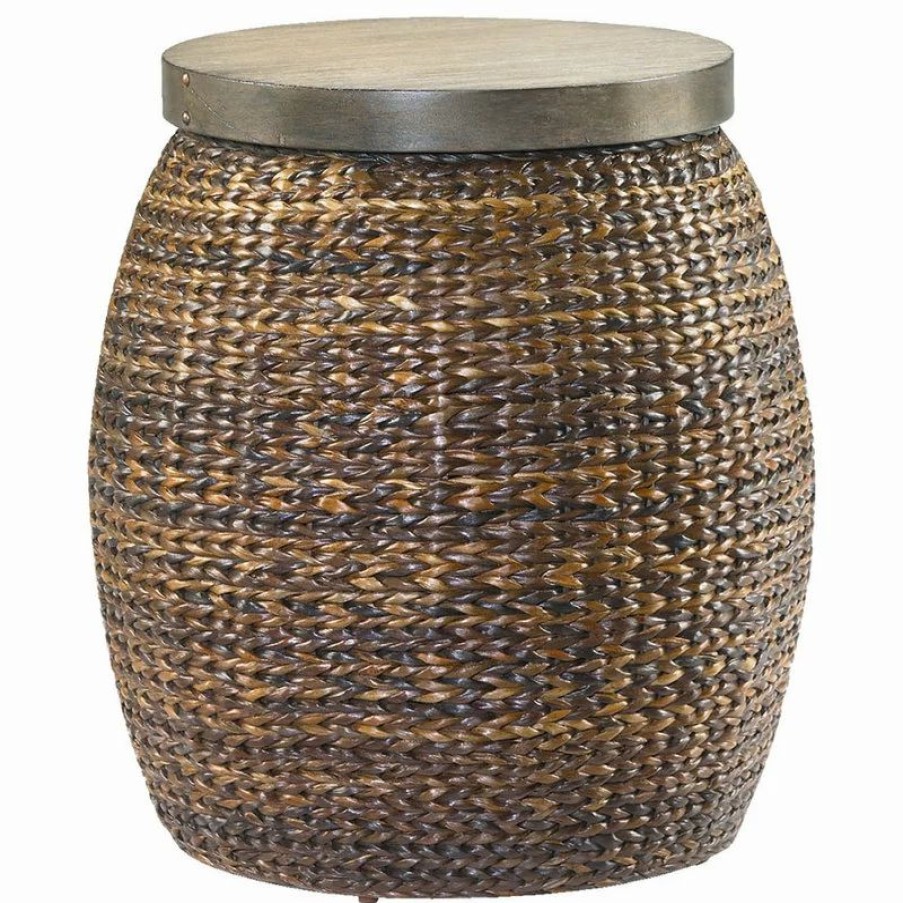 Coffee & Accent Tables * | Hammary Furniture Hammary 090-380 Hidden Treasures Round Driftwood Accent Table